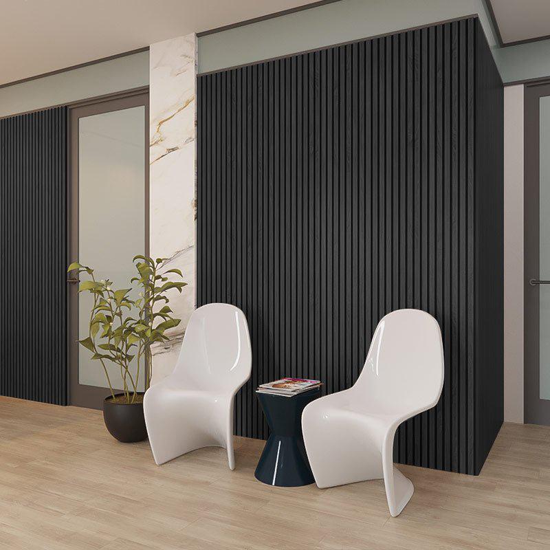 Charcoal Acoustic SlatsWall Panel 240 x 60 - DecorMania.eu