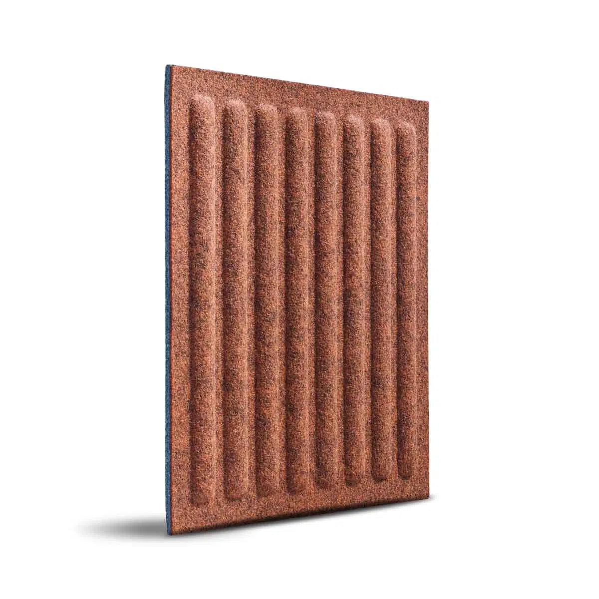 SQUARE RIFT Felt Panel - RUSTY - DecorMania.eu